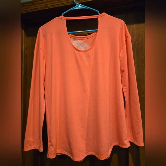 Justice Coral Sequin Basketball Long Sleeve Tee - Picture 7 of 11